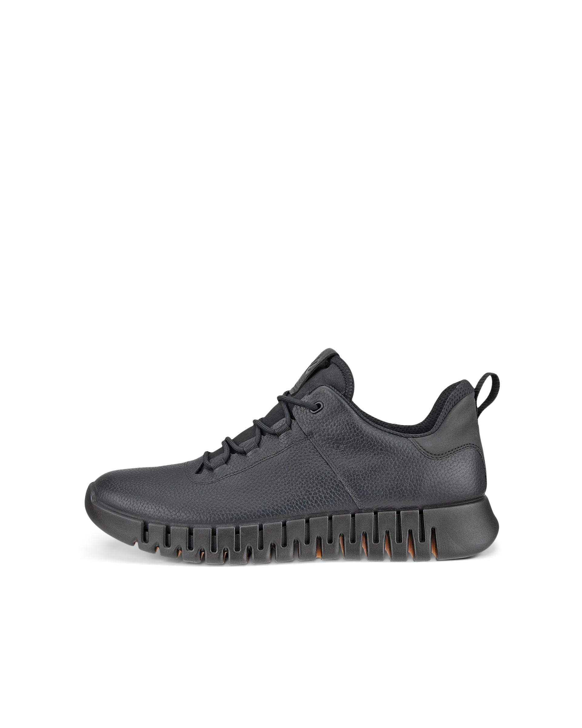 ECCO GRUUV M Herren Ledersneaker mit Gore-Tex Schwarz