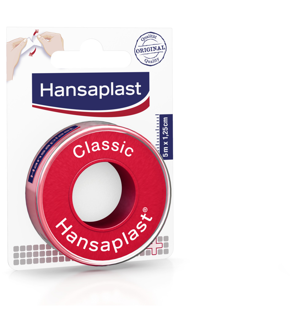 Hansaplast Hechtpleister classic 5m x 1.25 cm (1 set)