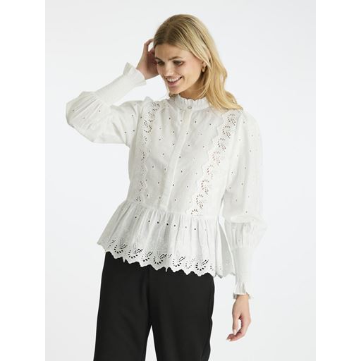 Neo Noir Mavianna Emb Bluse, White, 38