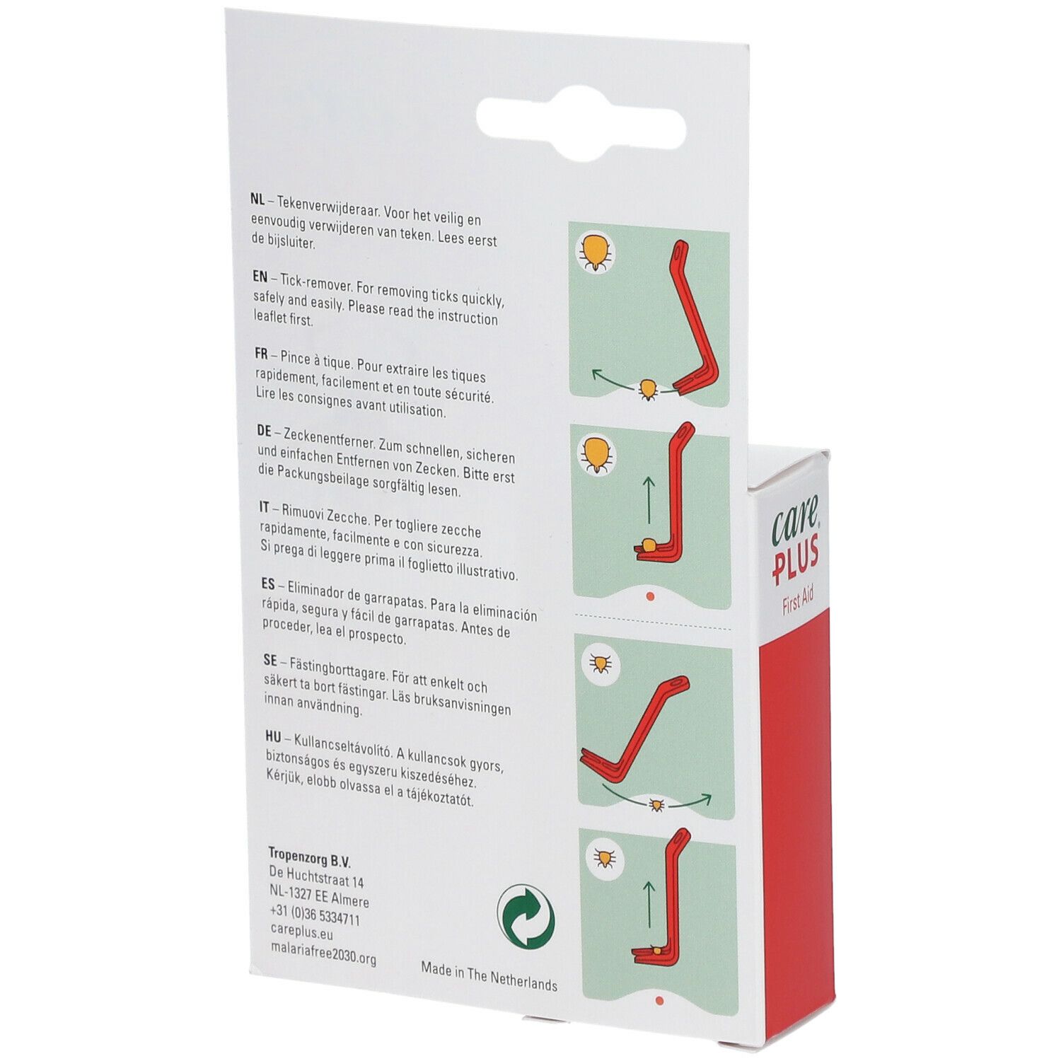 Care Plus® TICK OUT TICKS-2-GO Zeckenentferner