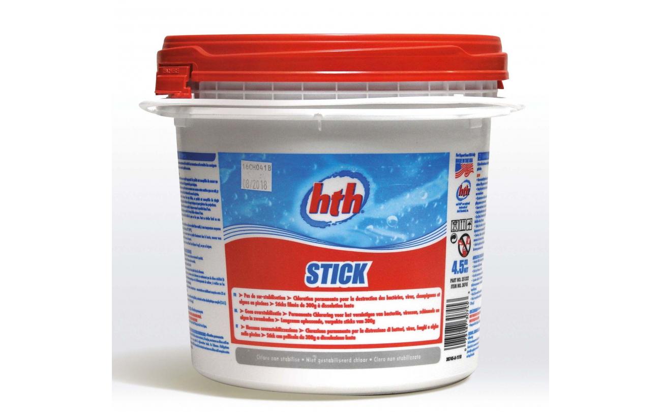 hth 4,5kg stick zwembadchloor (sticks van 300gr)