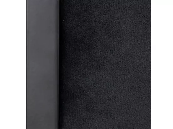 Chaise pliante carrée velours noir 5five