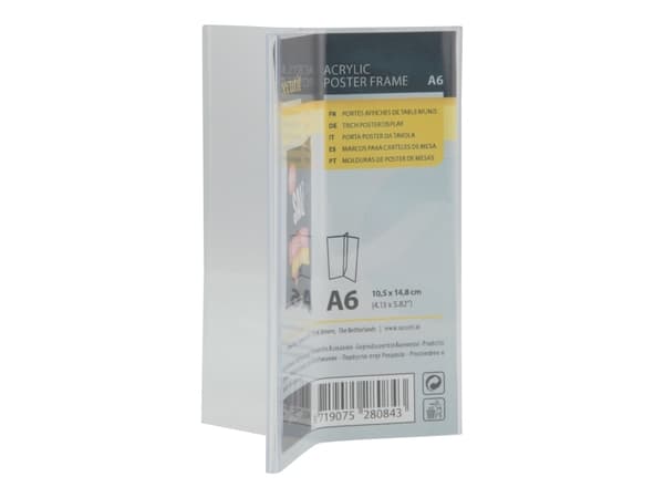 Plakatramme Securit Y-formet A6 transp. akryl