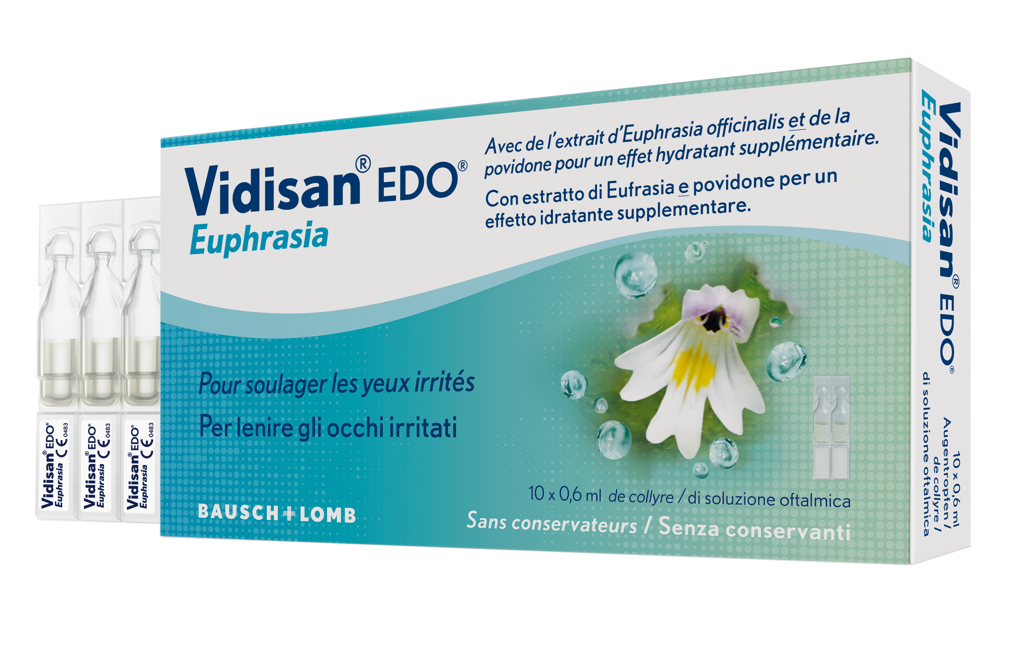 VIDISAN EDO<br>10 × 0.6 ml, Unidosis, Augentropfen, Lösung