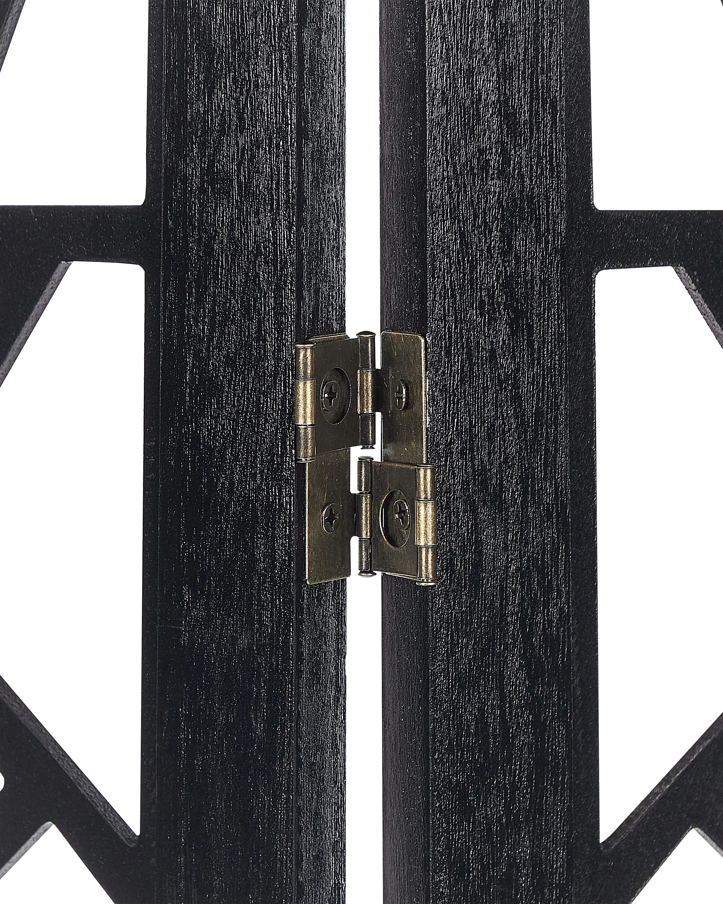 Roomdivider met 4 panelen PIANLARGO Zwart 163 cm 170 cm