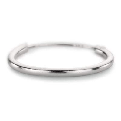 Creole Simple-Hoop, Silber