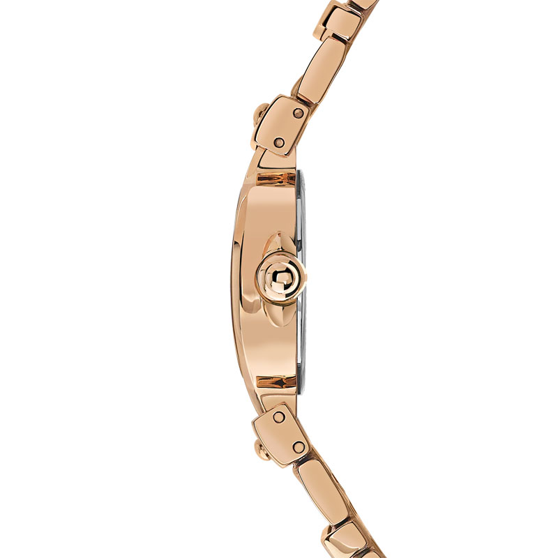 Montre Opéra femme acier rosé