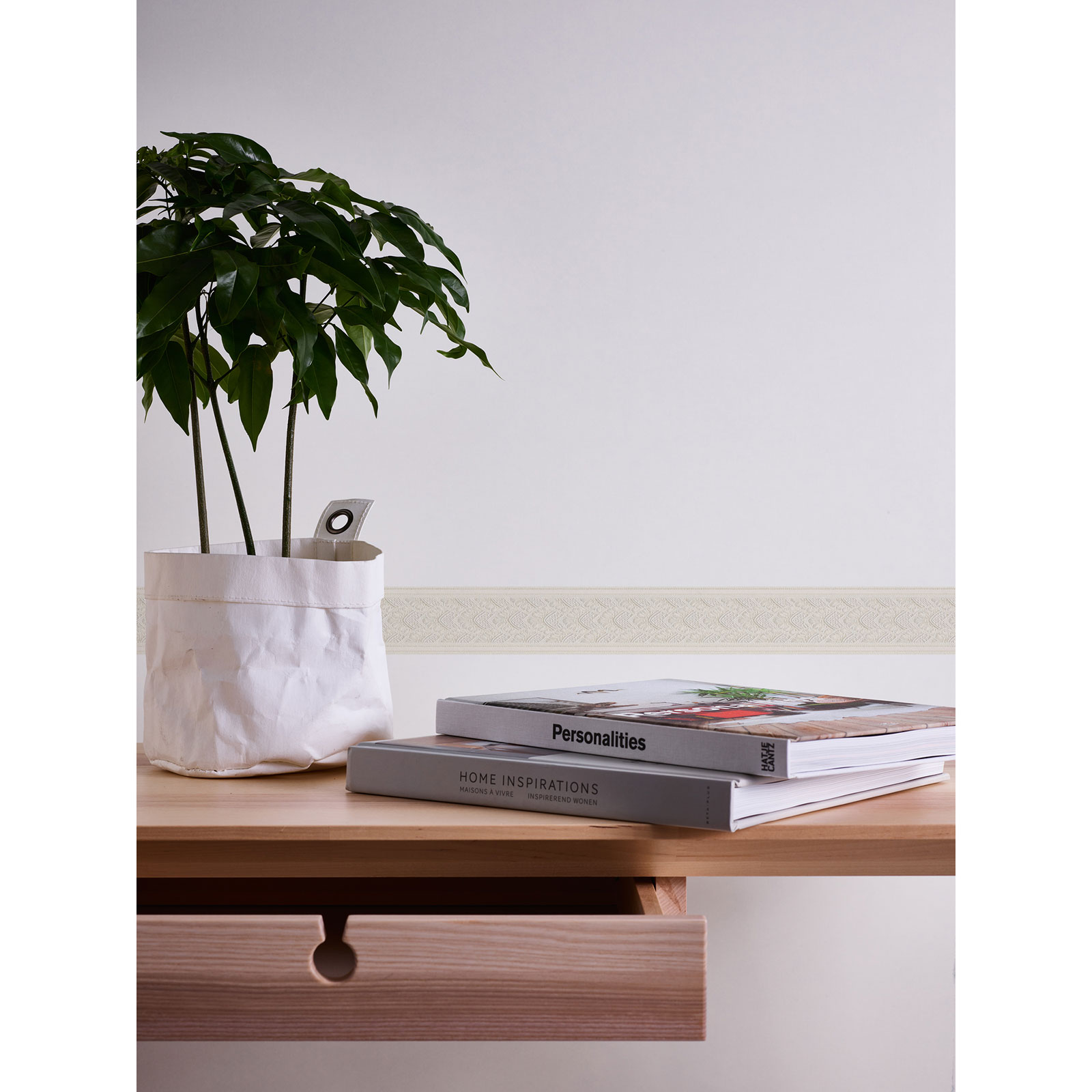 Vinyl-Borte ONLY BORDER - creme - 4 cm