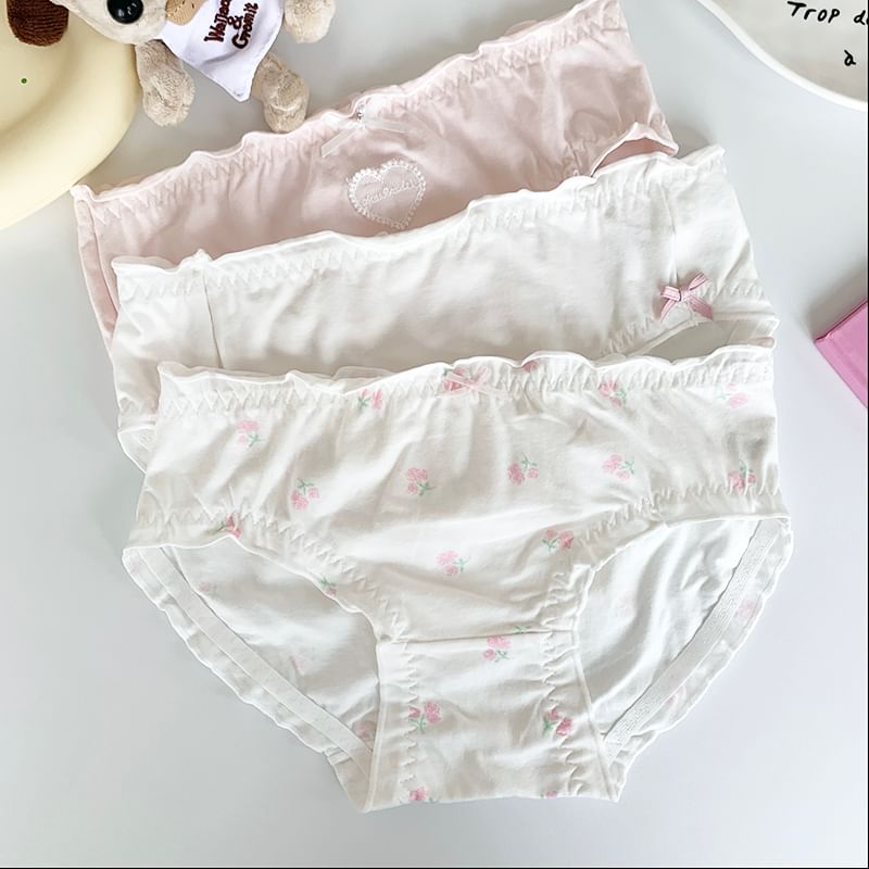 Nikiki - Lint Accent Panty / Set