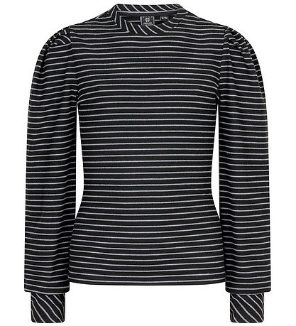Indische Blue Jeans Bluse - Cord - Schwarz