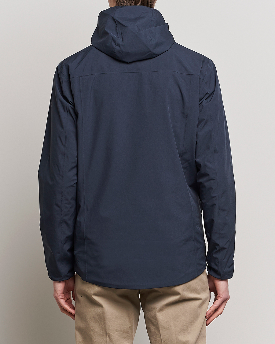Scandinavian Edition Hood Waterproof Jacket Midnight Blue