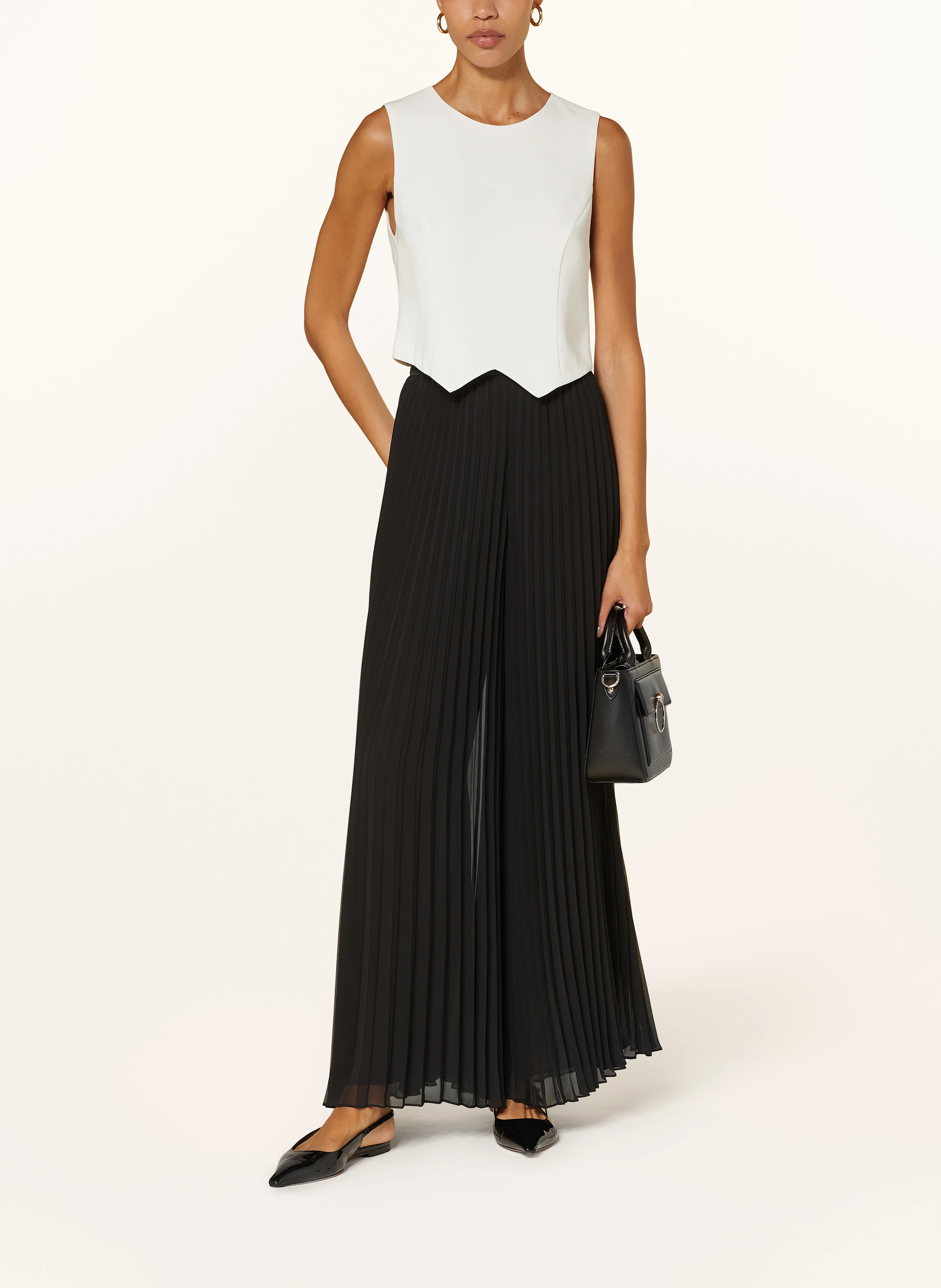 EMPORIO ARMANI Marlenehose aus Plissee