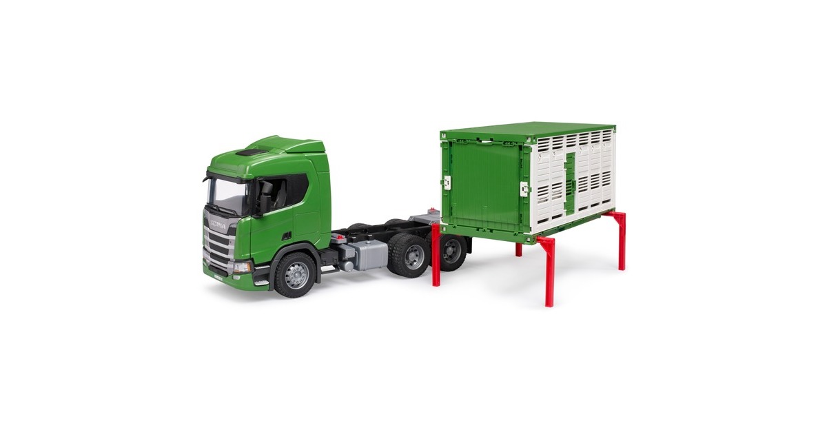bruderScania Super 560R Veetransportwagen met 1 koe Modelvoertuig  (03548)