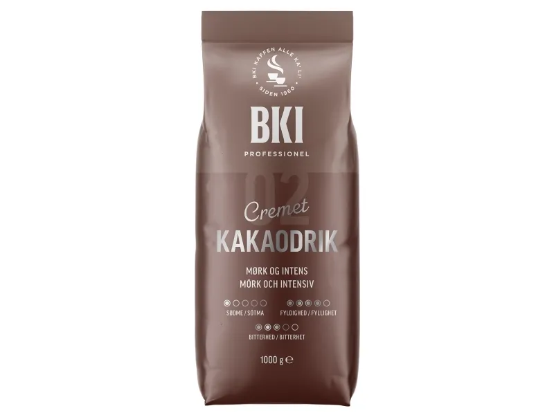 BKI Kakaodrik 17% 1000g - (10 poser x 1000g)