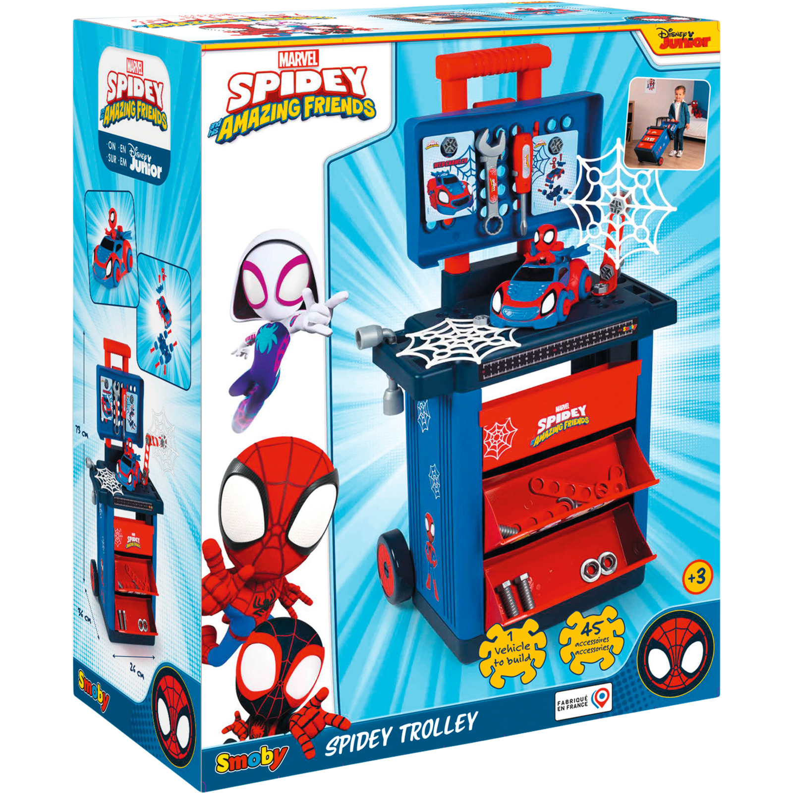 Smoby Spidey Werkstatt Trolley