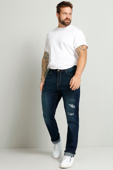 Boston Park Jeans, Bauchfit, destroyed, 5-Pocket, bis Gr. 35