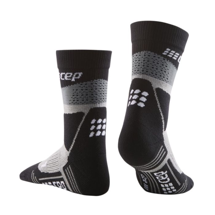 CEP Dame Strømper Max Cushion Hiking Socks Mid-Cut Sort