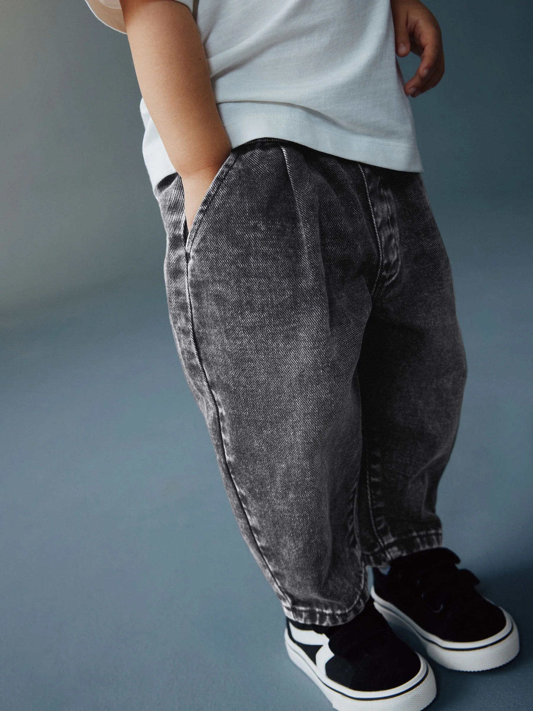 Grijs - Barrel jeans (3mnd -7jr)