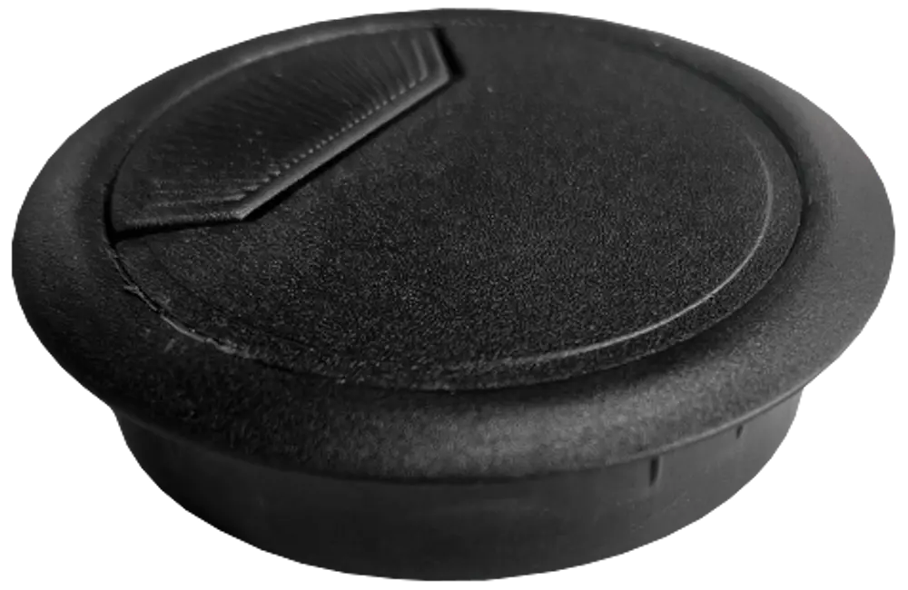 Kabelgennemføring sort Ø. 60 mm
