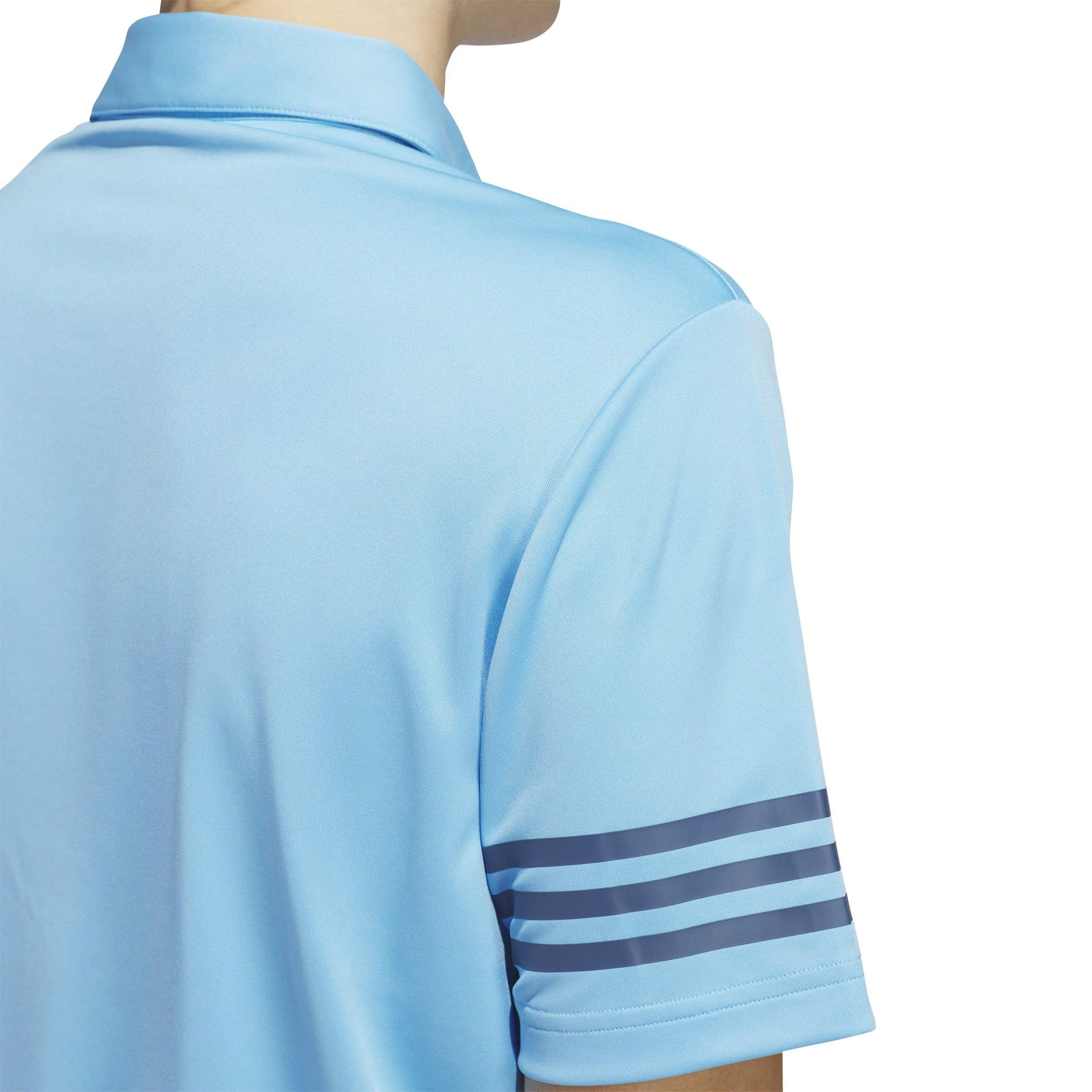 adidas 3 Stripe Polo Shirt Mens