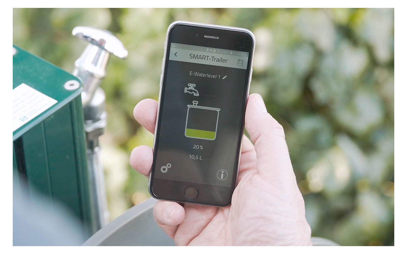 E-Trailer Wassertanksensor für Smart Trailer System
