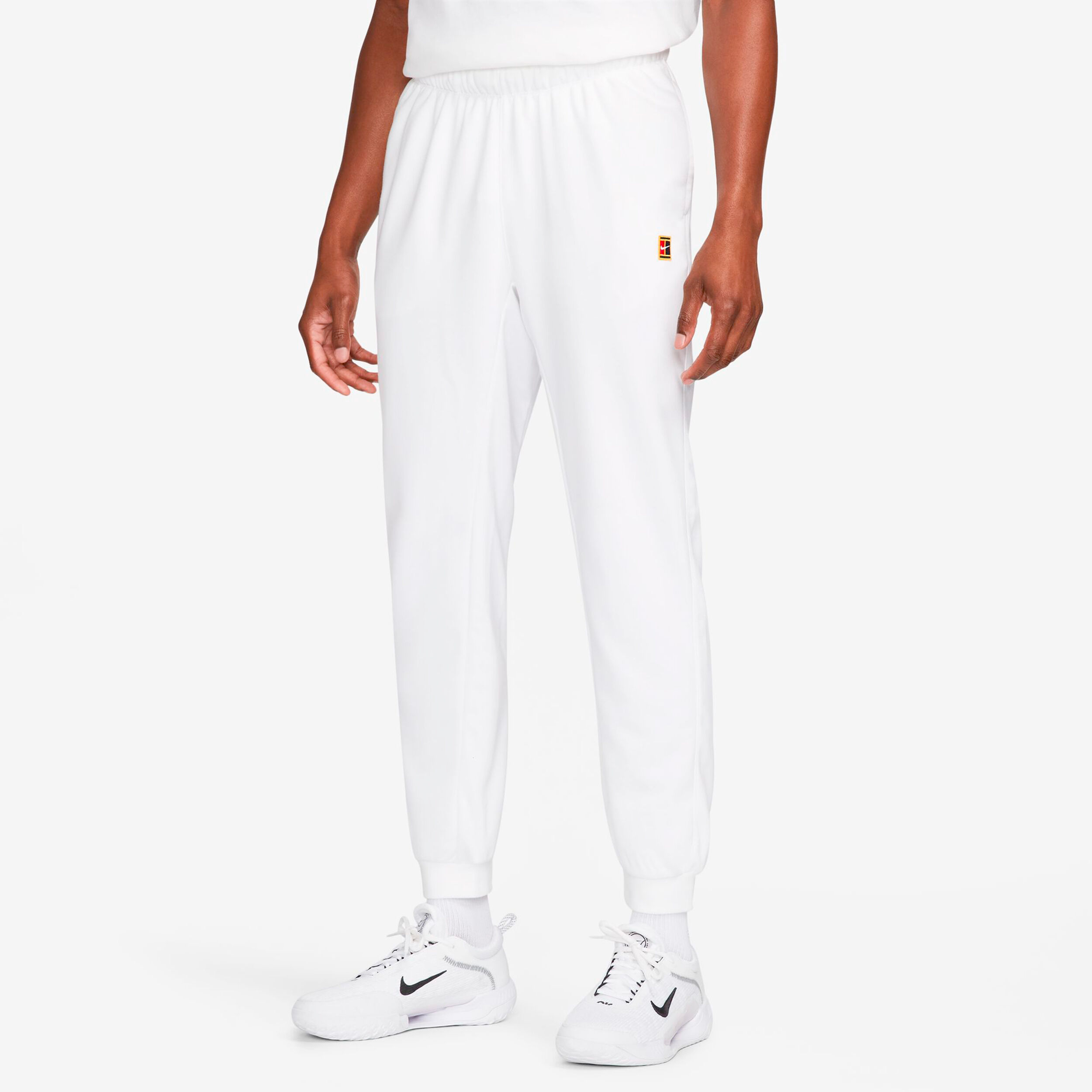 Nike Court Dri Fit Heritage Pantalon Survêtement Hommes - Blanc