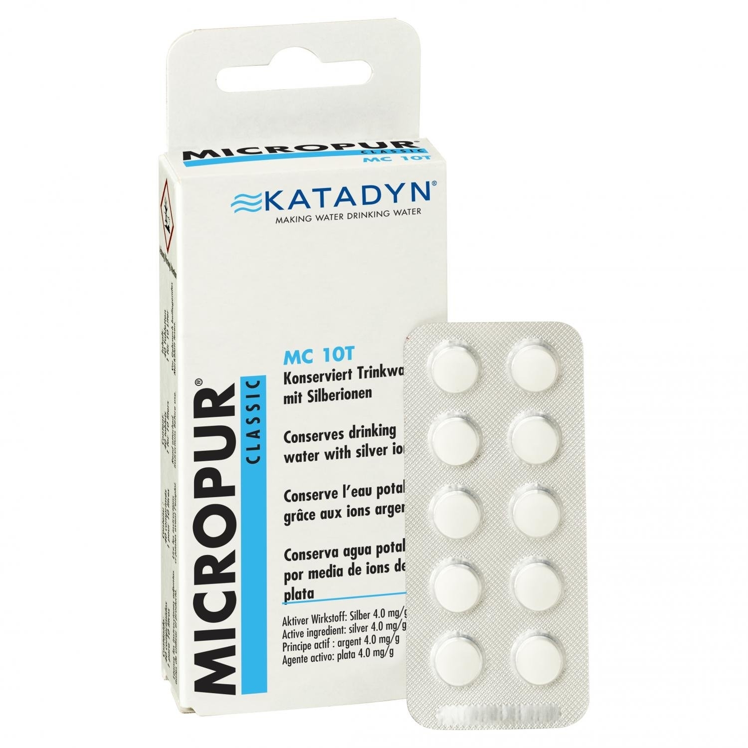 Micropur Classic - MC 10T - 40 Tabletten für insgesamt 400 l