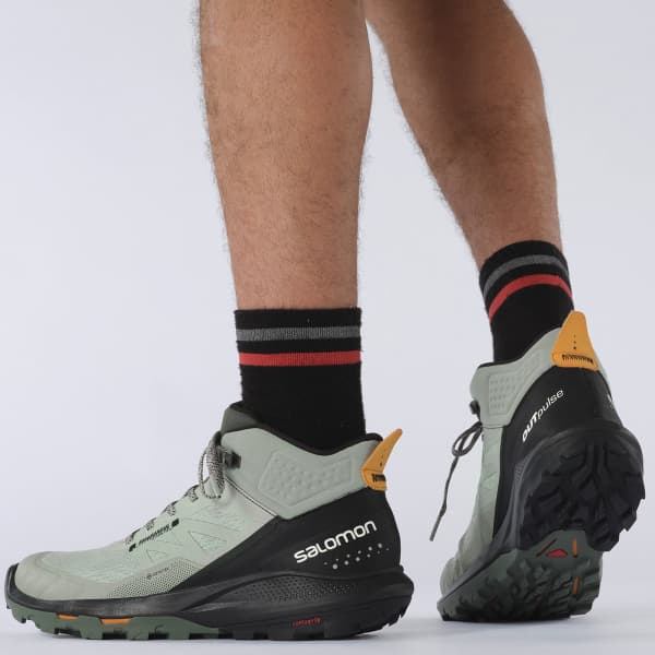 Chaussure de randonnée mid SALOMON OUTPULSE MID GORE-TEX WROUGHT IRON/BLA