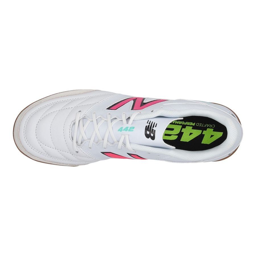 New Balance 442 2.0 Team IN - Blanc/Violet/Jaune Fluo