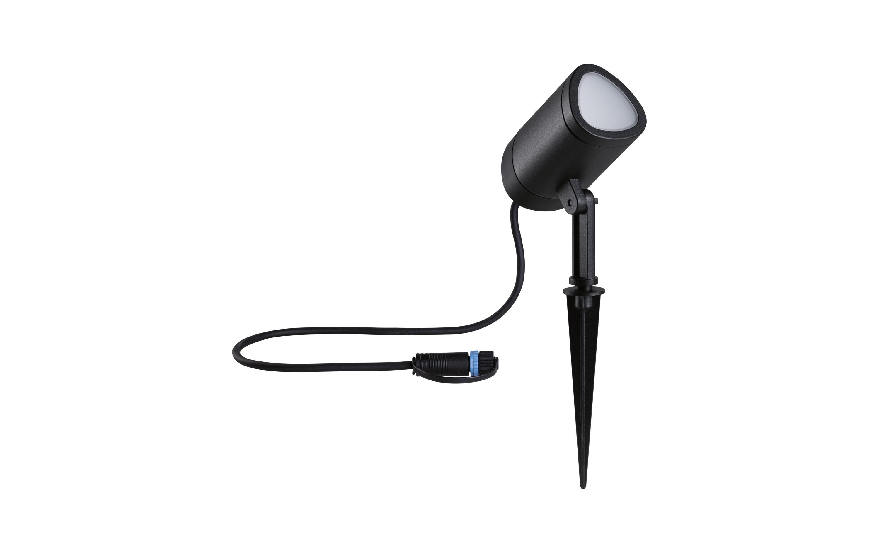 Outdoor Gartenspot Plug & Shine Shira, RGBW, 6.5W, AnthrazitLED Gartenstrahler
