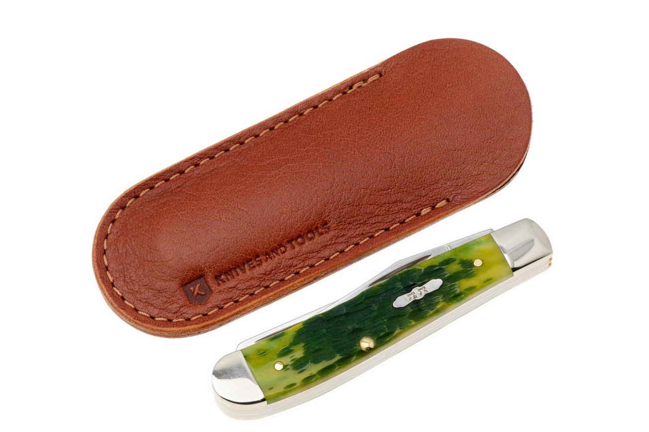 Knivesandtools Leather Sheath, Cognac, Large, schede