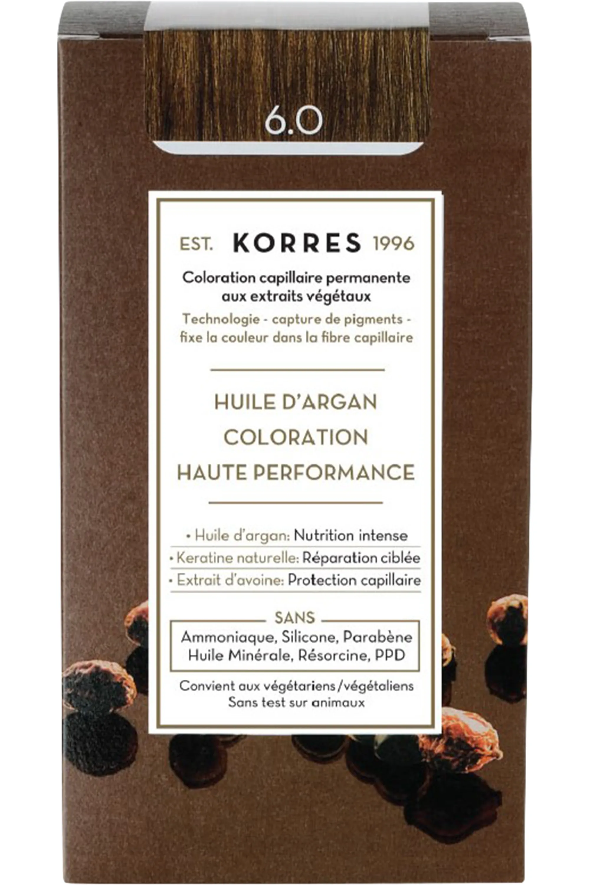 Korres Coloration permanente huile d’argan