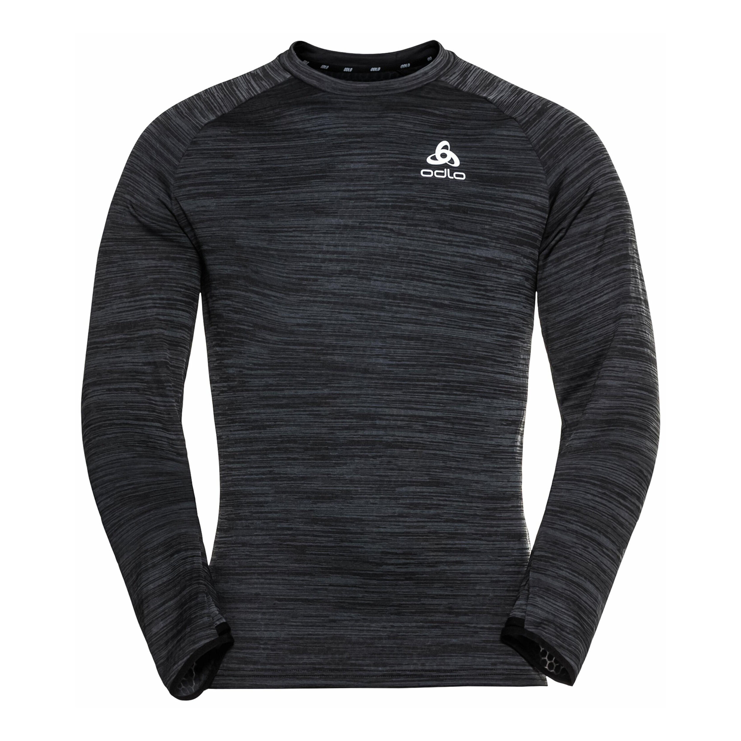 Odlo Easy Warm Mid Layer Haut Manches Longues Hommes - Noir