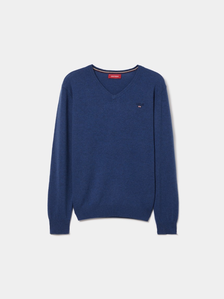 Pullover em mistura de lã