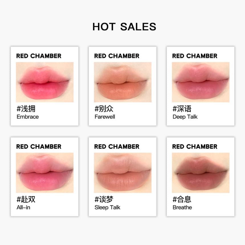 RED CHAMBER - Haurki Multifunctionele Vloeibare Lippenstift - 3 Kleuren
