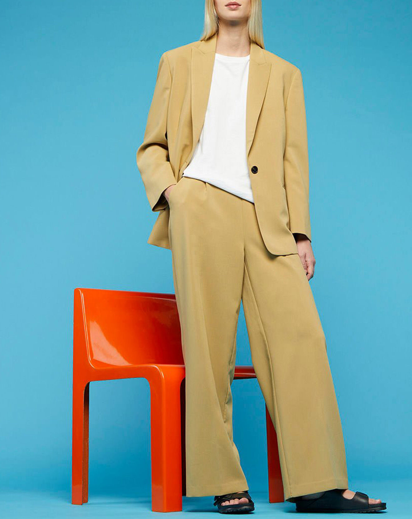 Galeries Lafayette Veste Paul kaki clair