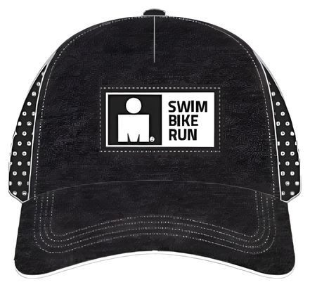 Casquette Ironman Big Mdot SBR Running Trucker Noir/Blanc