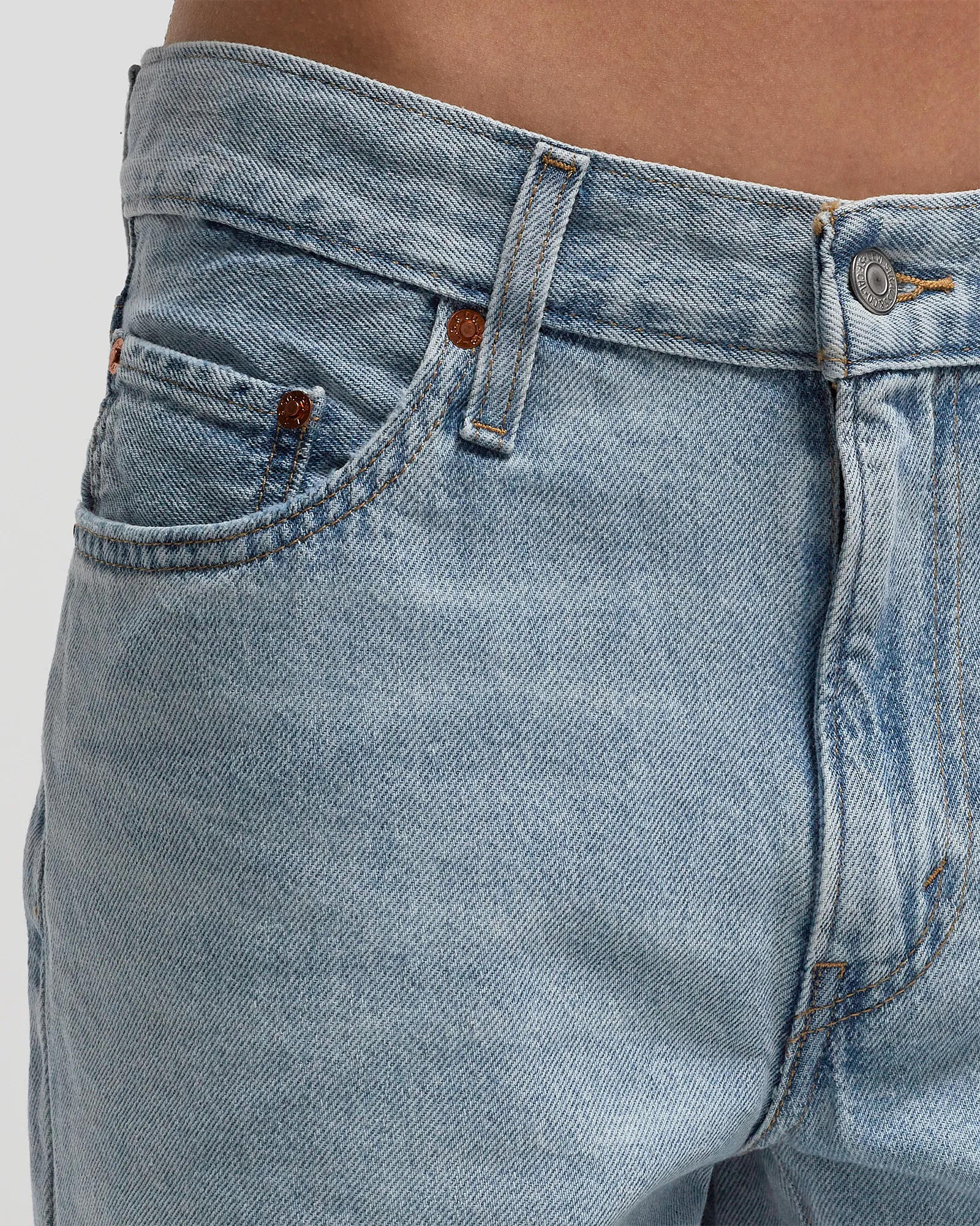 Levis BAGGY DAD DARK INDIGO - WORN IN