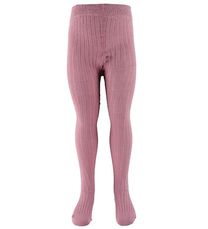 Minymo Strumpfhosen - 2er-Pack - Solid Rib - Orchid Haze