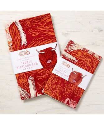 Highland Cow Tea towel
