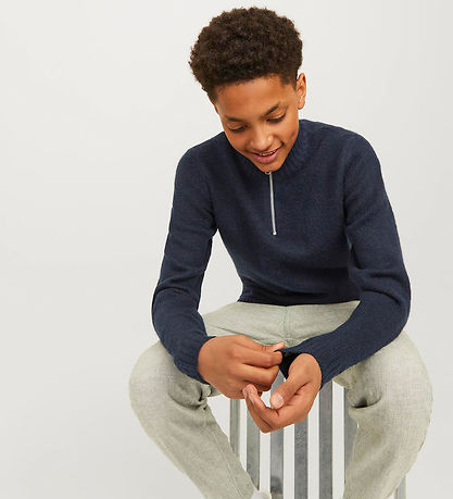 Jack & Jones Sweatshirt - Strick - JorOllie - Sky Captain