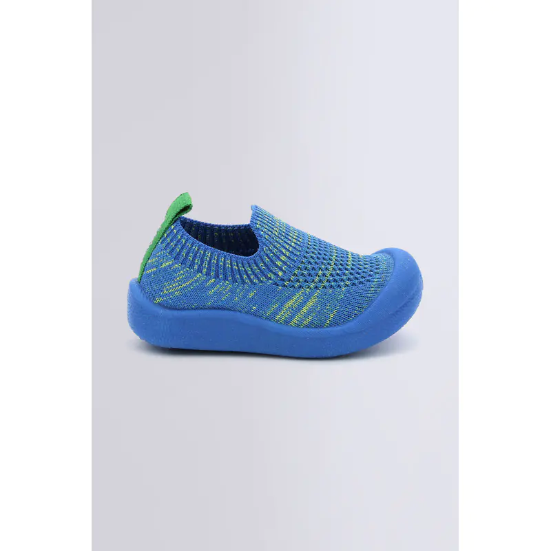 KICK EASY BLEU VERT CHAUSSONS Textile Bébé
