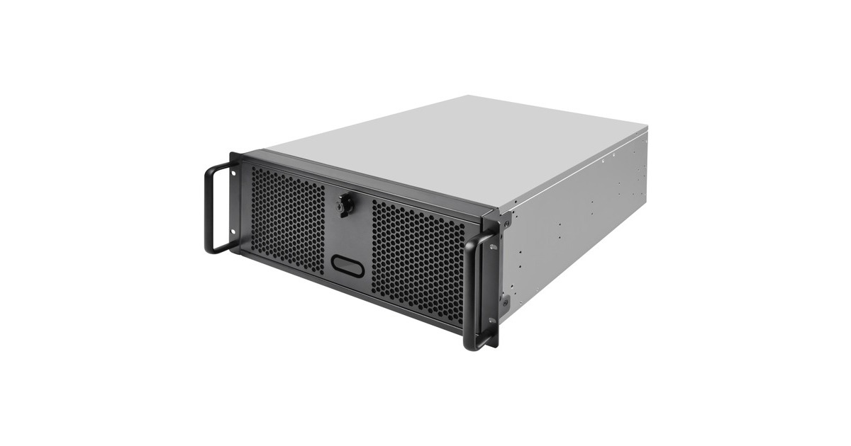 SilverStoneRM400 rack behuizing  (Zwart | 2x USB-A 3.2 (5 Gbit/s))