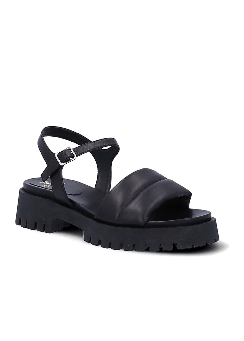 SANDALE REBEKA CUIR NOIR