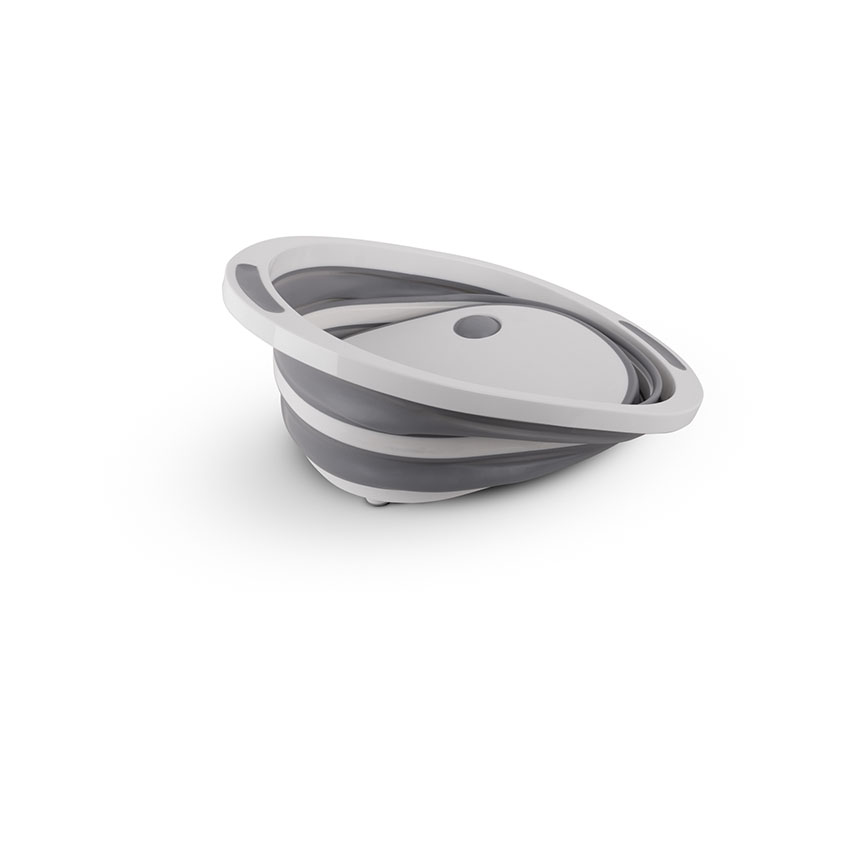 Brunner 3Ways Fold-away opvouwbare wasbak - White/Grey