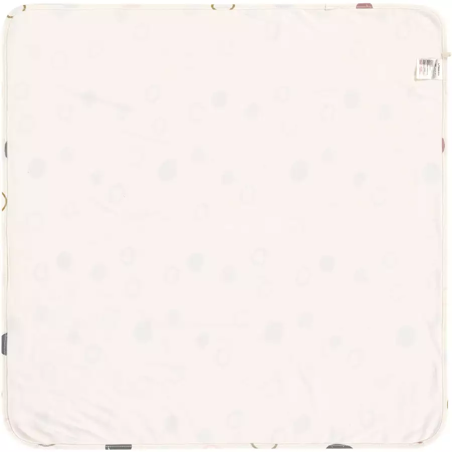 LÄSSIG Babydecke Circles offwhite 80 x 80 cm