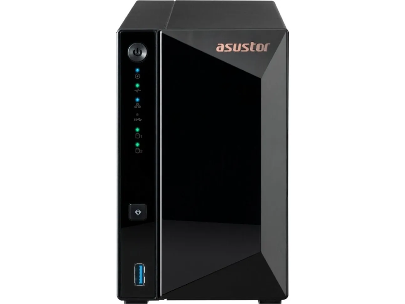 Asustor DRIVESTOR 2 Pro Gen2 AS3302T v2, NAS, Realtek, RTD1619B, 2 GB, DDR4, ADM