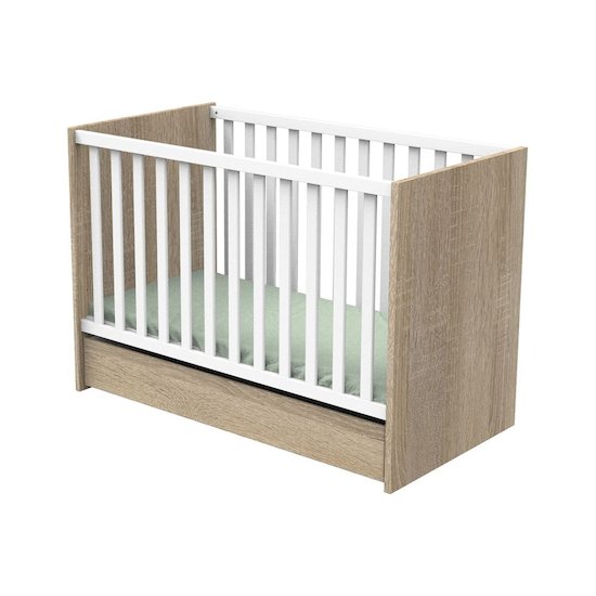 Nova new lit 60x120   Blanc lin        de               Sauthon Baby's Sweet Home
