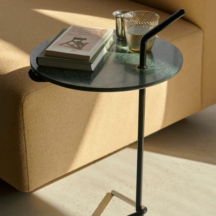 &Tradition - Halten Side Table SH9, Verde Guatemala / warmes Schwarz