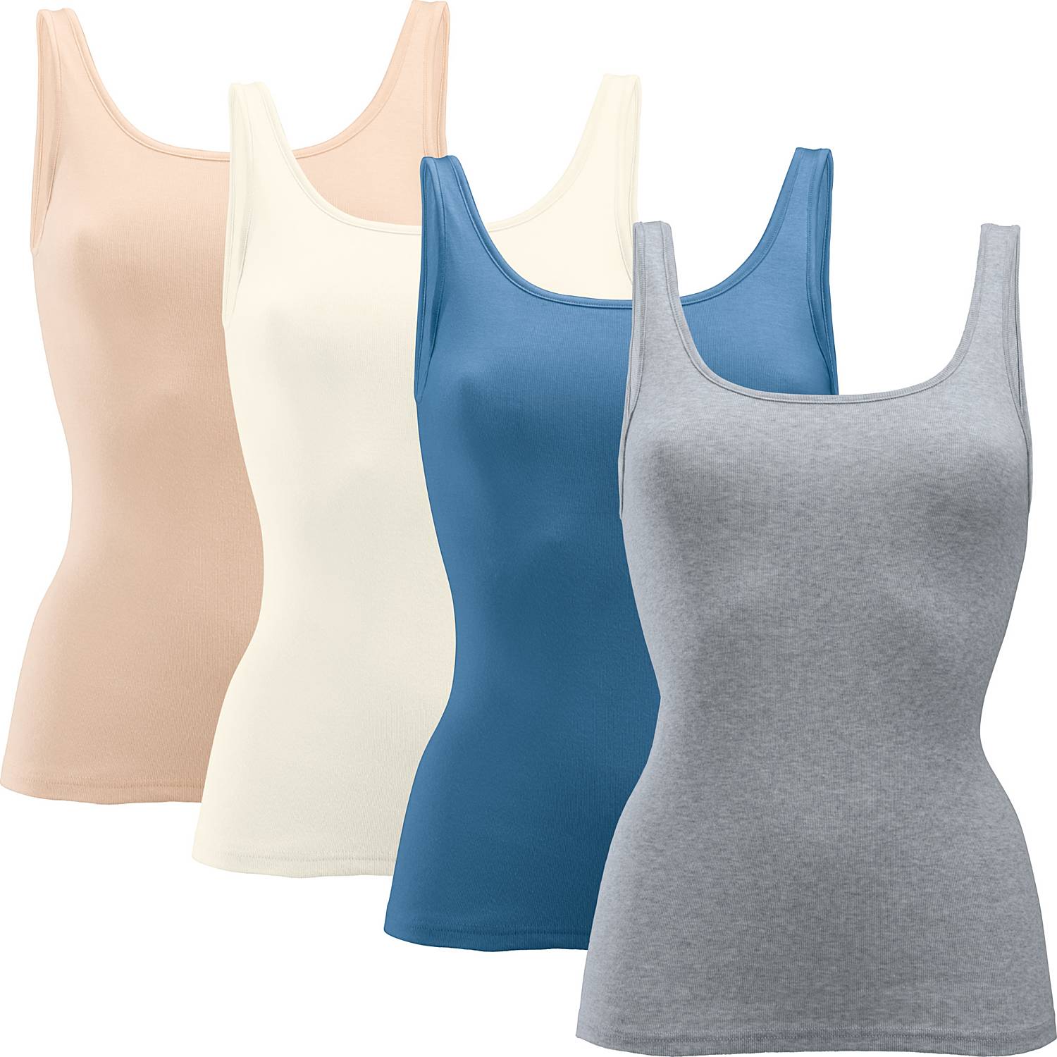 Speidel Feinripp Damen-Unterhemd im 4er-Pack